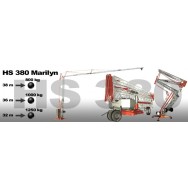 Macara autoridicatoare GRU DALBE HS380 Marilyn H maxim 29.1 m L brat 38 m sarcina maxima 4000 kg