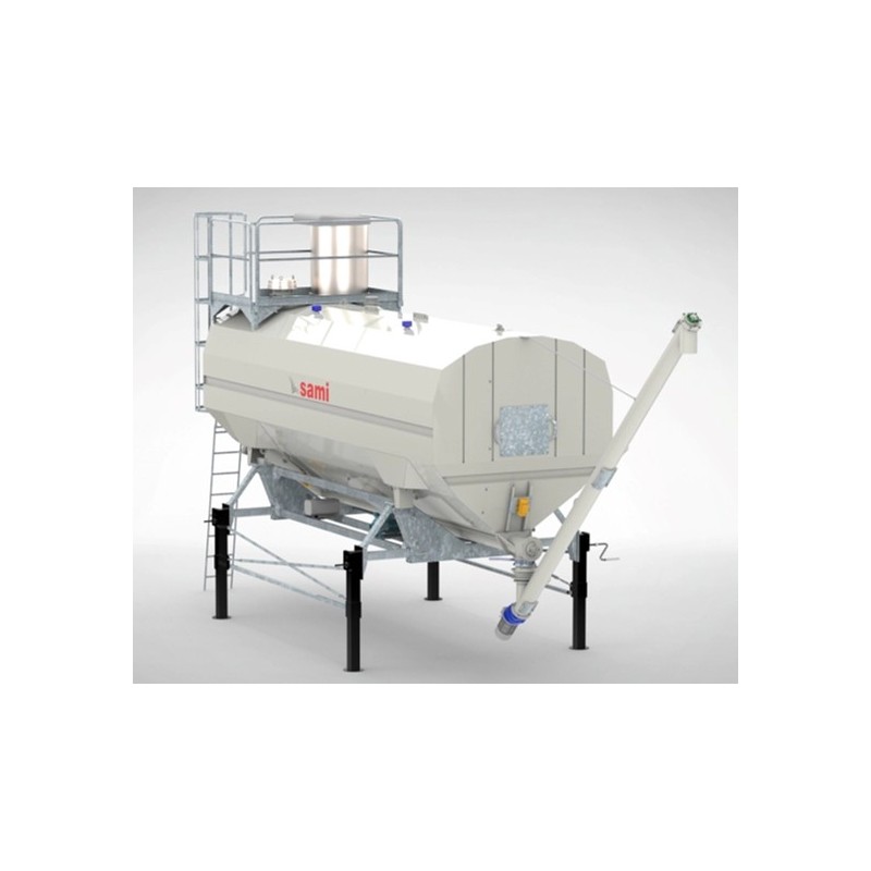 Siloz orizontal SAMI EUROSILO S capacitati de stocare intre 15 si 76 mc