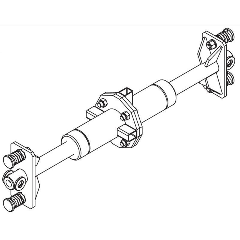Distantier &#8211; prelungitor 200 mm pentru ranforsare panouri sprijinire, greutate 7 kg