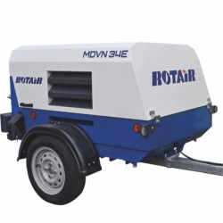 Motocompresor ROTAIR MDVN 34E debit 3400l/min presiune 7 bar motor electric Siemens 25 KW