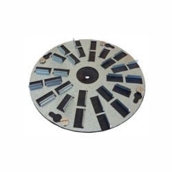 RS Disc metalic abrazivpentru Chameleon ROKAMAT Ø 200 mm, mediu (2 buc)