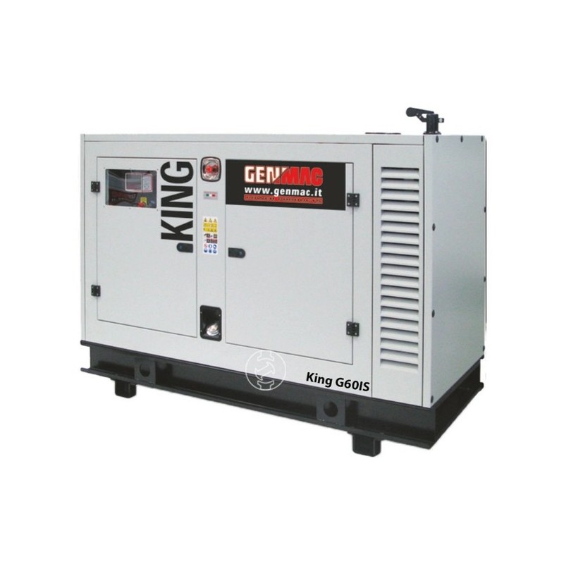 Generator insonorizat GENMAC King G80IS putere maxima 88kVA 400V motor IVECO
