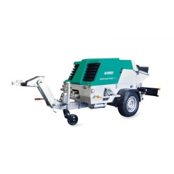 Pompa beton IMER BOOSTER15R KUBOTA StageV 22cp/2-15mc/h kit gresare/Imer View/remorcabila/doar pompa