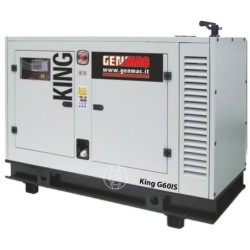 Generator insonorizat GENMAC King G80IS putere maxima 88kVA 400V motor IVECO