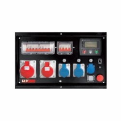 Generator insonorizat Genmac Stone G45IS putere maxima 50 kVA 400V montor Iveco