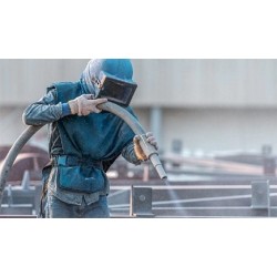 Motocompresor ROTAIR VRK 20 AE presiune 8 bar debit 1600 l/min motor Honda + kit sablare