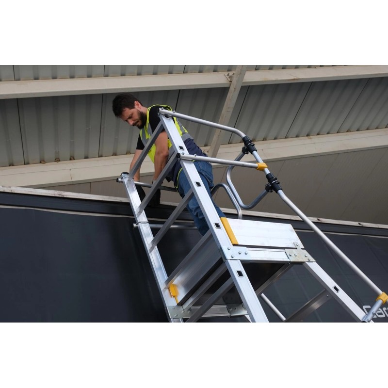 Platforma mobila profesionala RD28 din aluminiu, H lucru 2,8 m