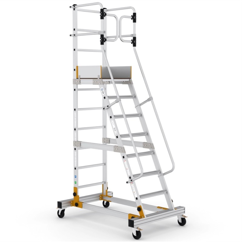 Platforma mobila profesionala RD38 din aluminiu, H lucru 3,8m
