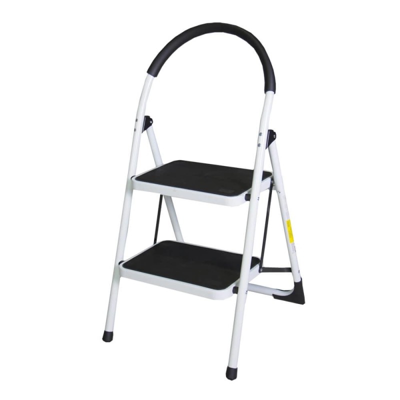 RS Scara otel BISONTE STR0202 2 trepte, inaltime maxima 47 cm pentru interior