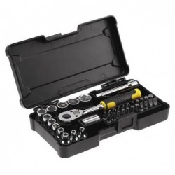 Stanley STMT82672-0 Set tubulare 1/4", 37 piese