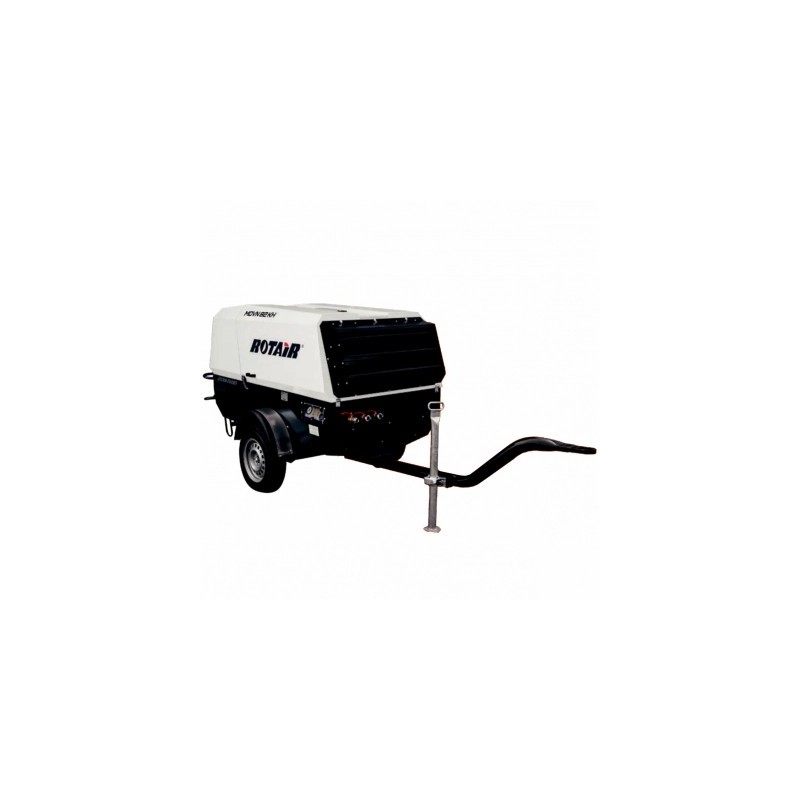 Motocompresor ROTAIR MDVN 83 ECO5 presiune 7 bar debit 8000 l/min motor Kohler 75,3 cp