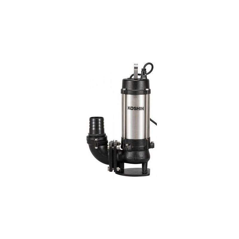 Pompa submersibila Vortex KOSHIN PKJ-1500-BAB motor electric 220V 1500W Ø 80 mm debit 40.8 mc/h