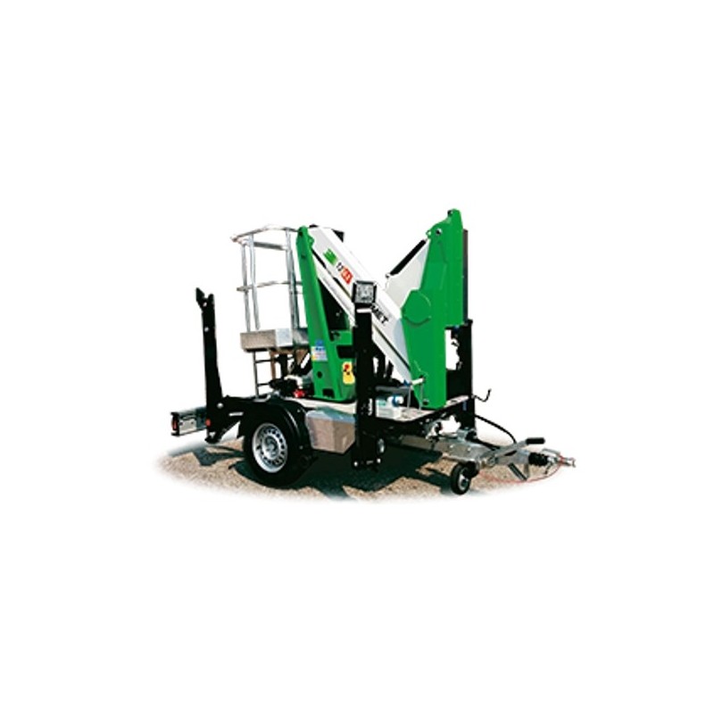 Nacela remorcabila cu brat telescopic COMET XTrailer 12 H lucru 12m L laterala 4.5m Sarcina 200KG