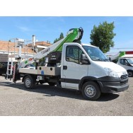 Nacela cu brat telescopic articulat montata pe autosasiu COMET Eurosfilo 17/2/12 HQ H 17m L 12m 250KG