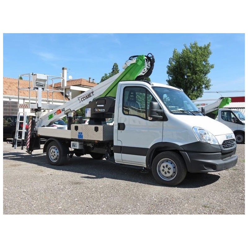 Nacela cu brat telescopic articulat montata pe autosasiu COMET Eurosfilo 17/2/12 HQ H 17m L 12m 250KG
