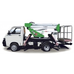 Nacela cu brat telescopic dublu articulat montata pe autosasiu COMET Euro Sky 21/2/9.5 HQ H 21m L 9.5m 200KG