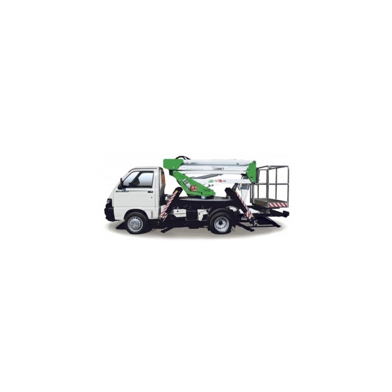 Nacela cu brat telescopic dublu articulat montata pe autosasiu COMET Euro Sky 21/2/9.5 HQ H 21m L 9.5m 200KG
