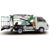 Nacela cu brat telescopic dublu articulat montata pe autosasiu COMET Euro Sky 16/2/6(7.5) HQ JIB 16m L 7,5/6m 120/200KG