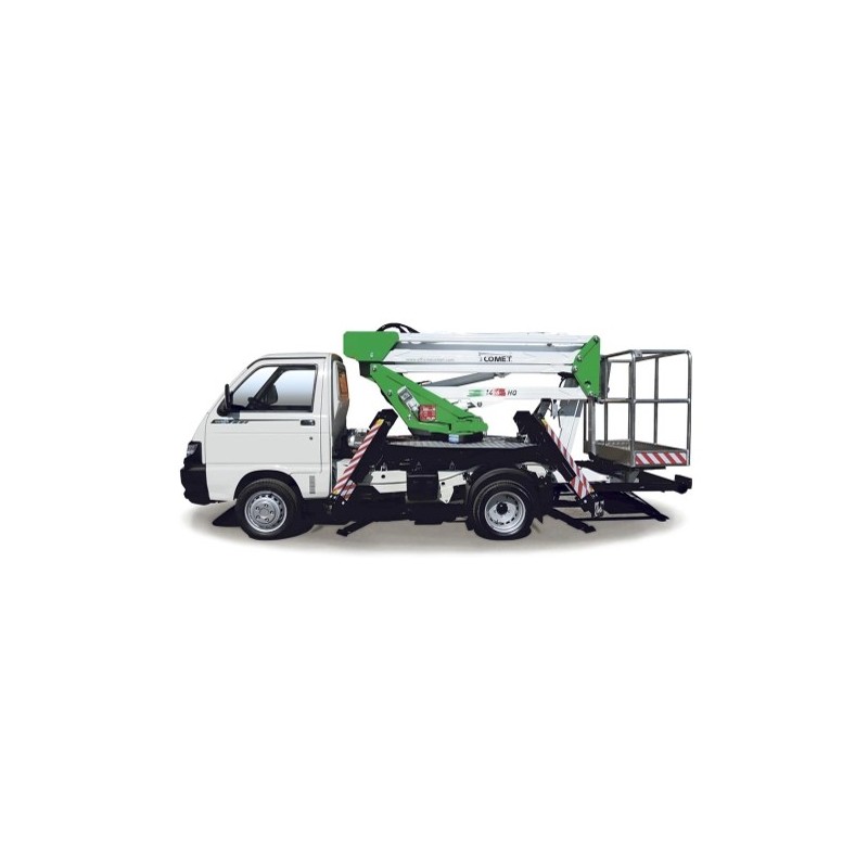 Nacela cu brat telescopic articulat montata pe autosasiu COMET Euro SKY 14/2/6 HQ JIB H 14m L 9m 200KG