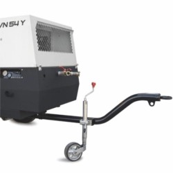 Motocompresor ROTAIR MDVN 54Y 5400l/min 7bar motor YANMAR cu bara tractare fixa doar pentru santier