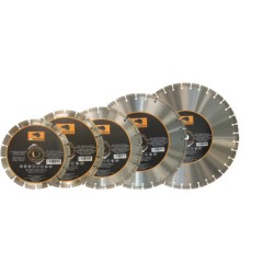 Disc Bisonte diamantat segmentat silentios, pentru caramida, beton, marmura, granit, Ø 250mm