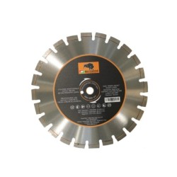 Disc Bisonte diamantat segmentat, pentru asfalt, beton proaspat (sapa), beton, Ø 400mm
