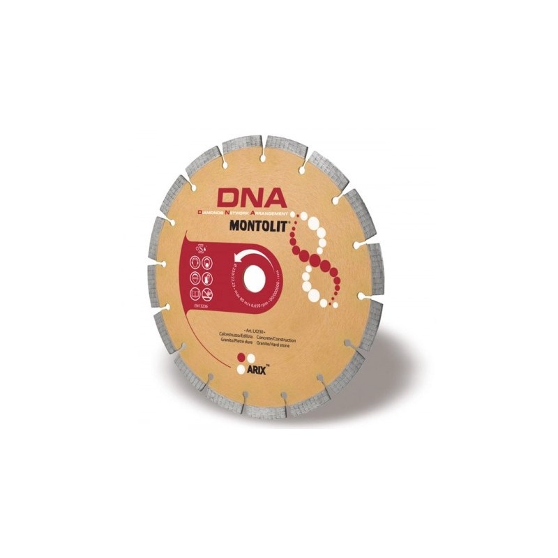 Disc Montolit LX250 pentru beton granit piatra dura Ø 250/25.4
