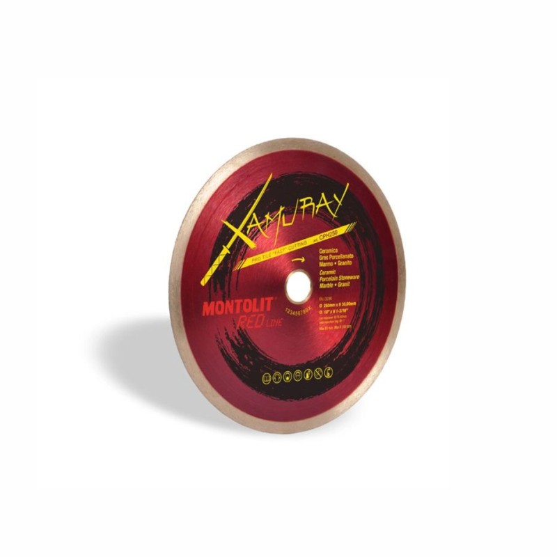 Disc Montolit CPH180 XAMURAY diamantat pentru ceramica Ø 180 mm