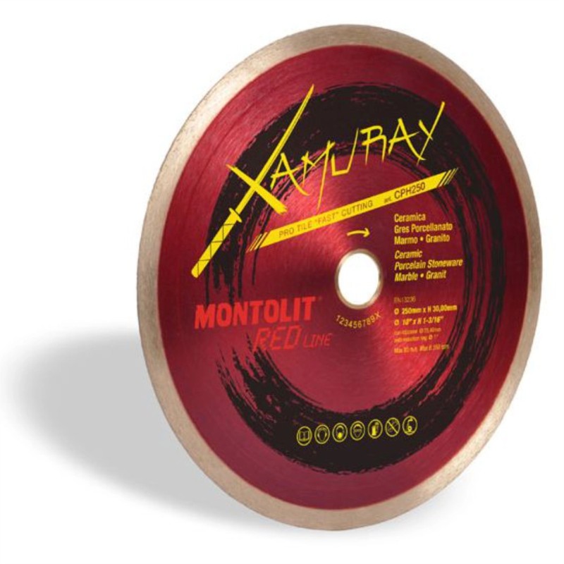Disc Montolit CPH350 XAMURAY diamantat pentru ceramica Ø 350 mm