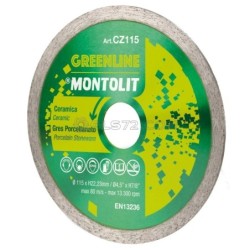 Disc Montolit CZ100 CERMONT diamantat pentru ceramica Ø 100 mm