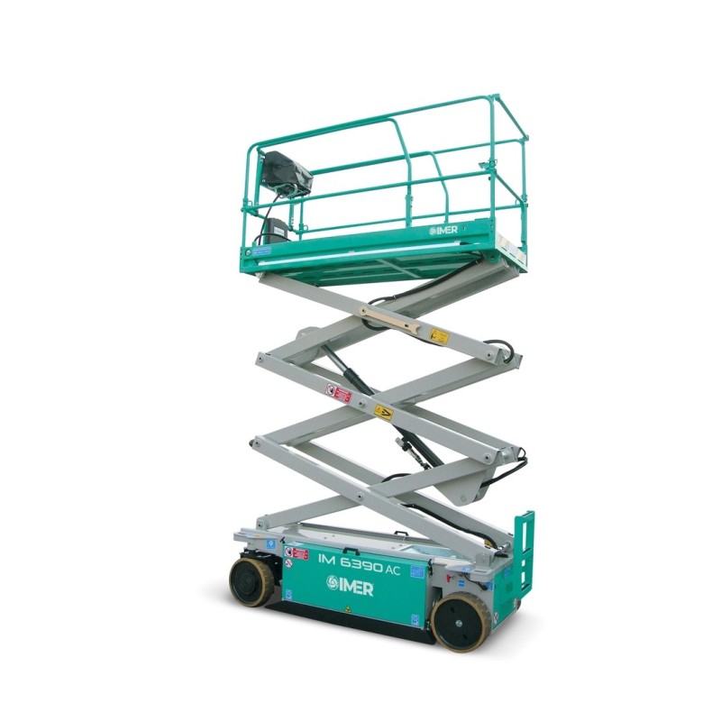Nacela foarfeca IMER ACCESS IM6390 AC int/exterior H lucru 8.3m sarcina 400kg motor electric 3.0 KW