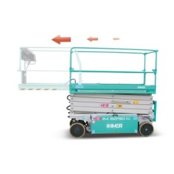 Nacela foarfeca IMER ACCESS IM8290 AC int/exterior H lucru 10.2m sarcina 300kg motor electric 3.0KW