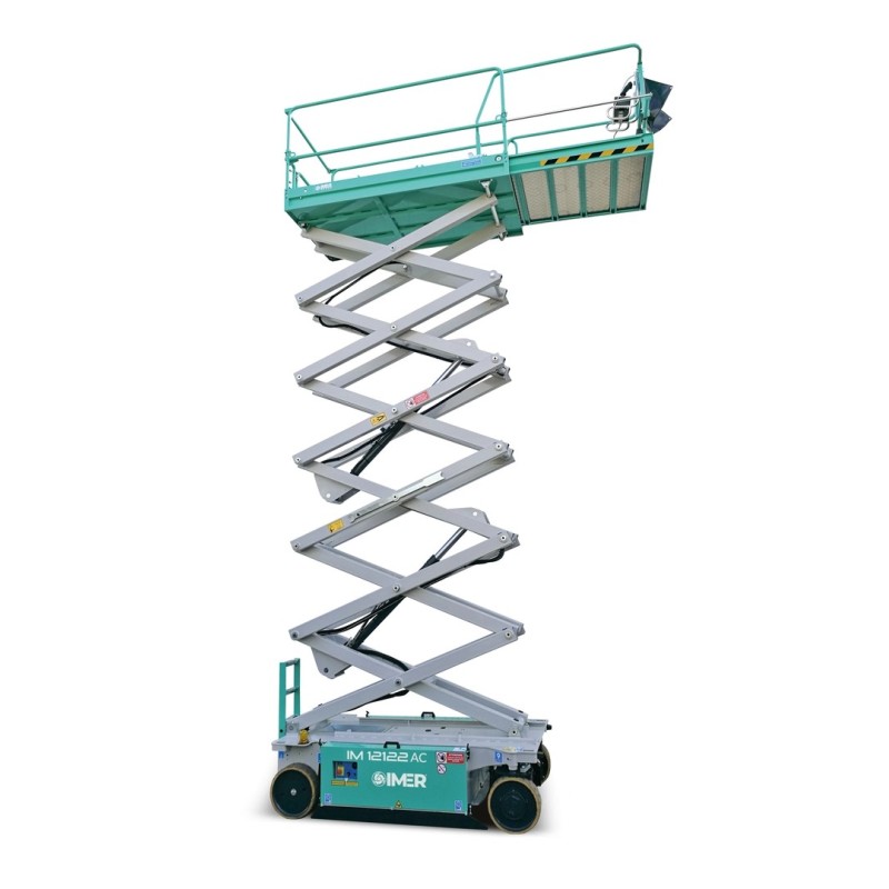 Nacela foarfeca IMER ACCESS IM12122 AC int/exterior H lucru 14.0m sarcina 350kg motor Electric 3.0KW
