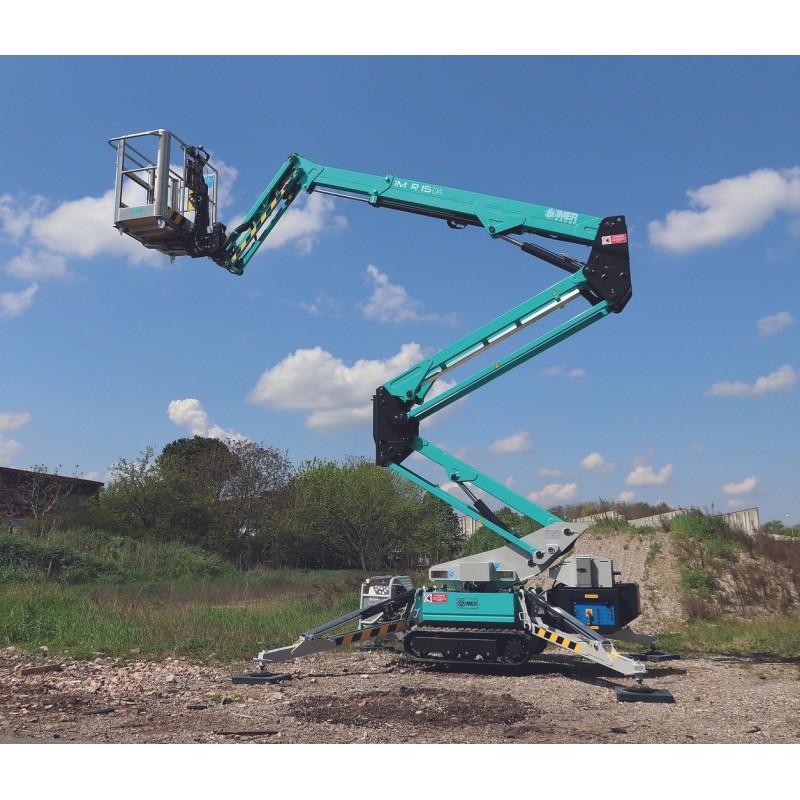 Nacela cu senile tip spider IMER ACCESS IM R15 DA Hlucru 15.1m/maxim 230kg, Honda GX390 11cp