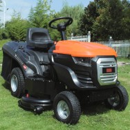 Tractor tuns gazonul BISONTE Agro Garden BTA-TTG1070 motor benzina Loncin 14cp, latime lucru 1070mm