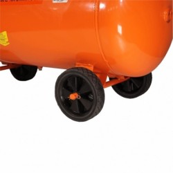 RS Compresor de aer cu piston BISONTE SF020-100 cu ulei 230V 2,0 cp, debit aer 187 l/min presiune 8 bar