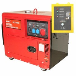 RS Generator insonorizat SENCI SCD7500Q-3 ATS putere max 4,8 KW/400V, Diesel ATS inclus