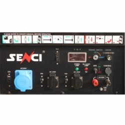 Generator de curent SENCI SC18000 EVO putere maxima 17 kW 230V pornire electrica