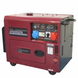 Generator de current insonorizat AiPower APD9500QFA putere maxima 6,5 kW 230/400V Diesel