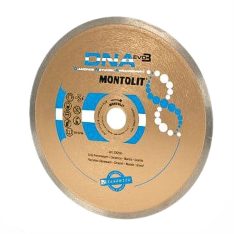 Disc Montolit CX350 pentru gresie portelenata/ceramica delicat/granit Ø 350 mm M25.4