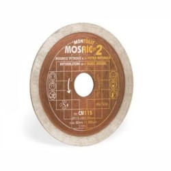 Disc Montolit CM115 Cermont SilverLine pentru mozaic de sticla/piatra/ceramica moale Ø 115 mm M22.2