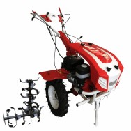Motocultor BISONTE Agro Garden BTA-16SGE-reductor 4F2R l de lucru 13500mm adancime 300mm motor 16cp