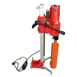 RS Masina de carotat BISONTE EC1500 230V 1500 W Ø maxim pentru carotare beton 80 mm, suport inclus