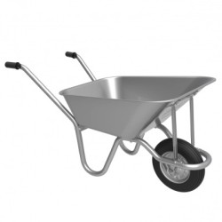 LS Roaba BISONTE 70 l galvanizata, roata plina PVC, 10.50 kg