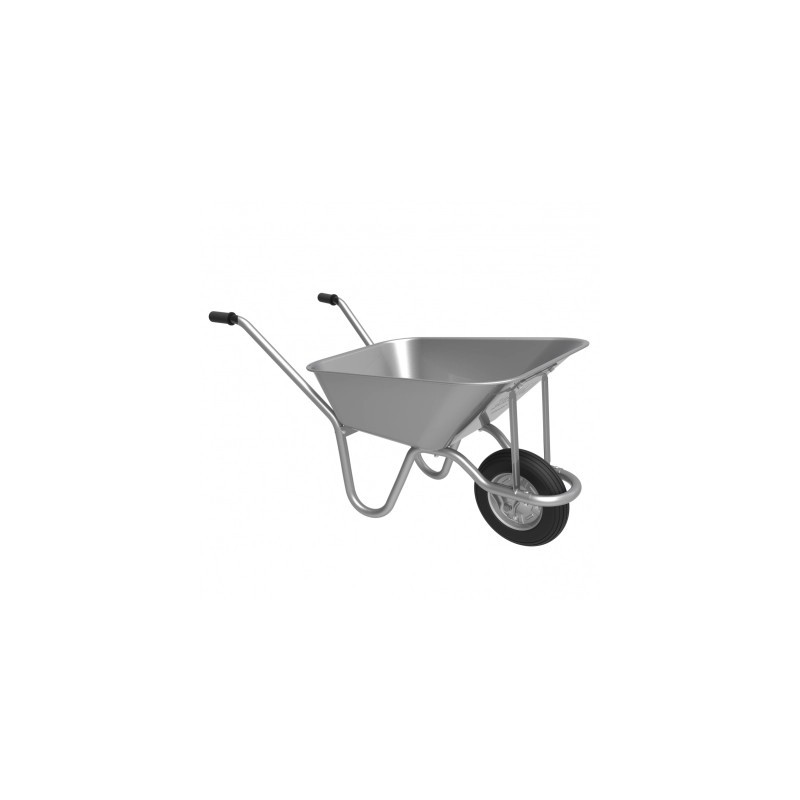 LS Roaba BISONTE 70 l galvanizata, roata plina PVC, 10.50 kg