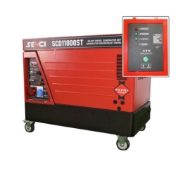 Generator insonorizat SENCI SCD11000S-3 ATS putere maxima 8.5 kW 400V, 230V motor Diesel ATS inclus