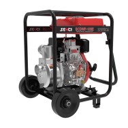 Motopompa ape curate SENCI SCDWP-100E diam. 4″ Diesel, DE, rezervor 12.5L, roti transport
