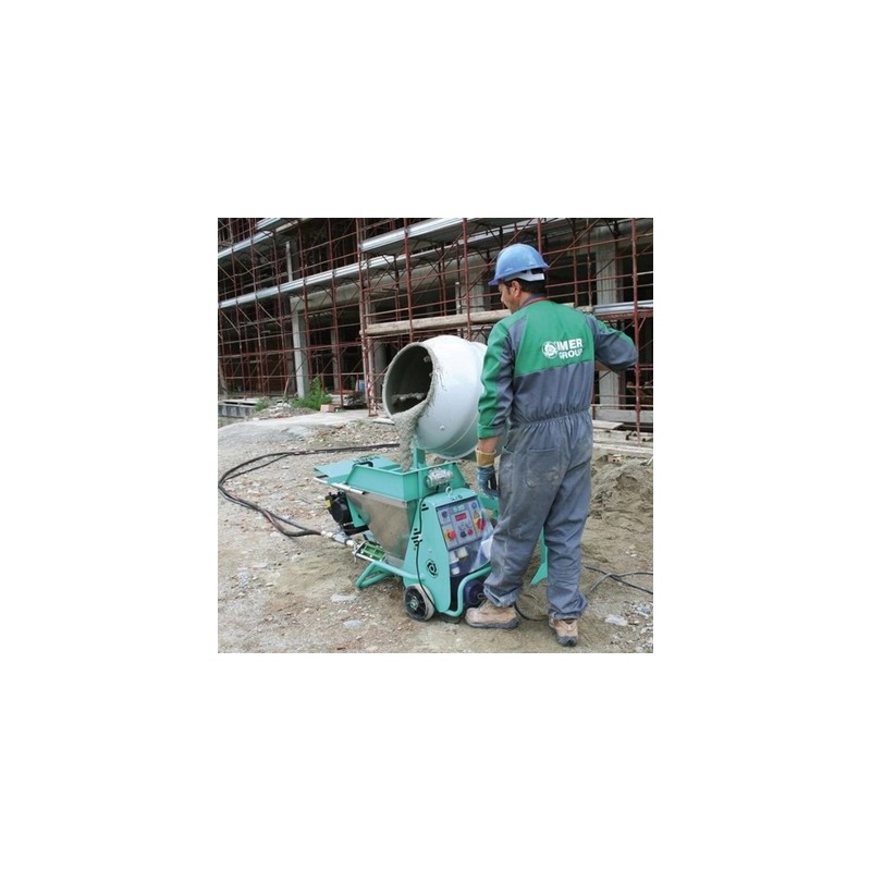 Pompa multifunctionala Imer SMALL 50 cu sita vibranta/compresor cu piston/kit tencuiala traditionala