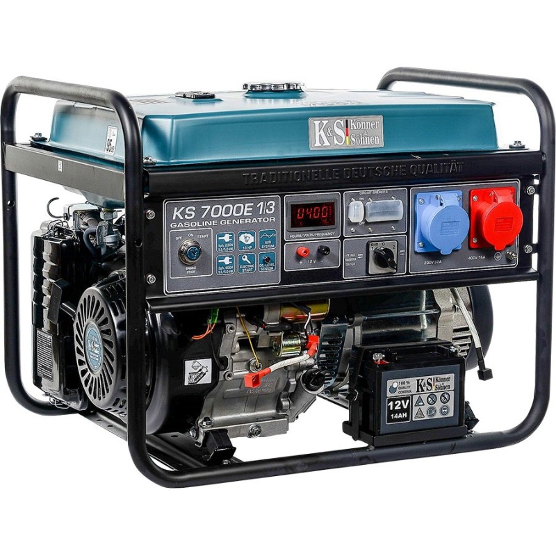 Generator de curent 5.5 kW benzina PRO - Konner & Sohnen - KS-7000E-1/3