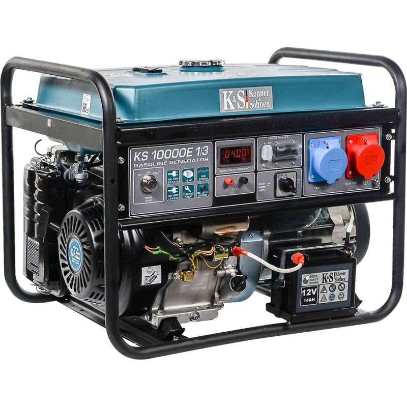 Generator de curent 8 kW benzina PRO - Konner & Sohnen - KS-10000E-1/3